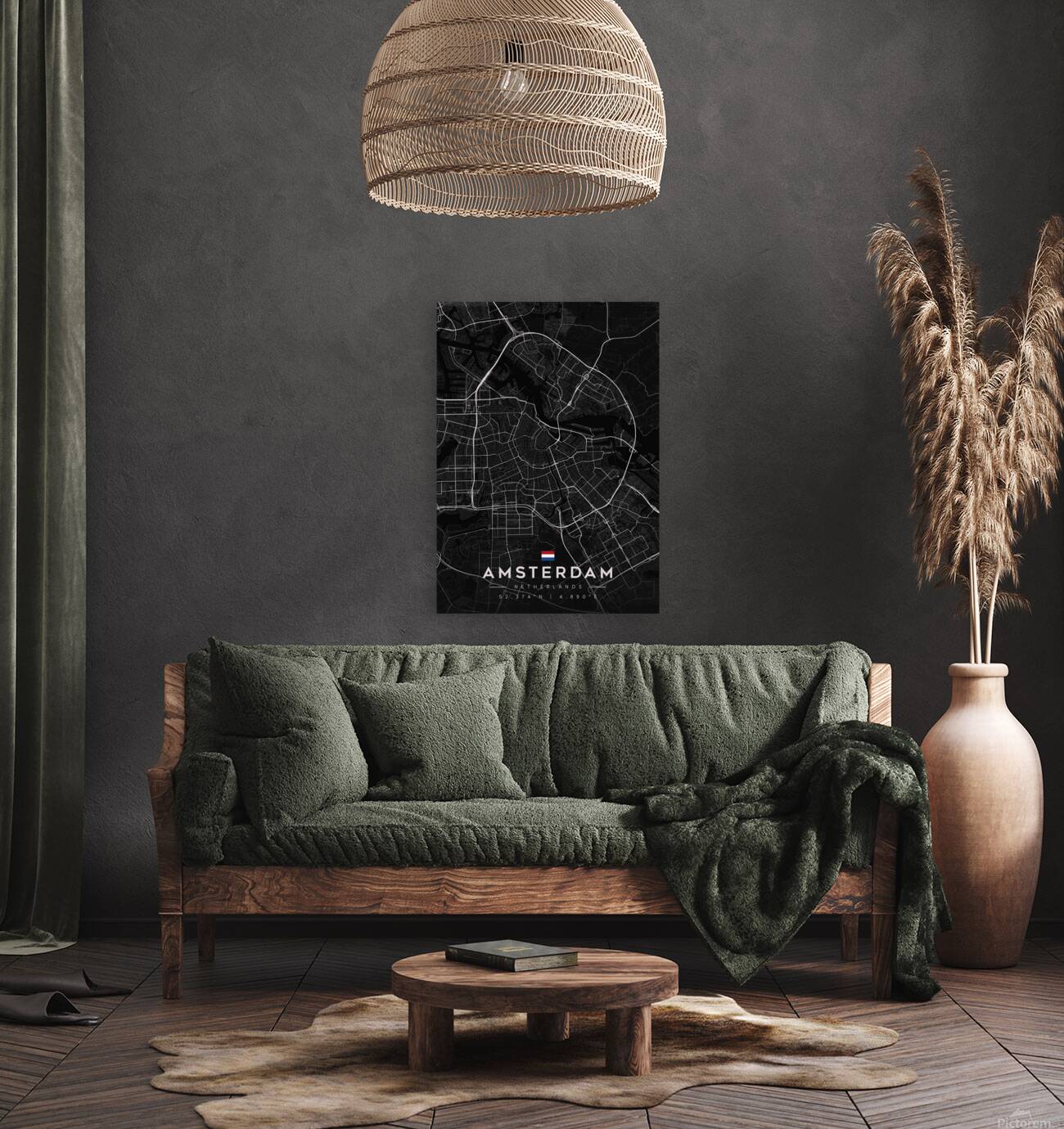 Amsterdam 39x55Inches 3 Reproduction