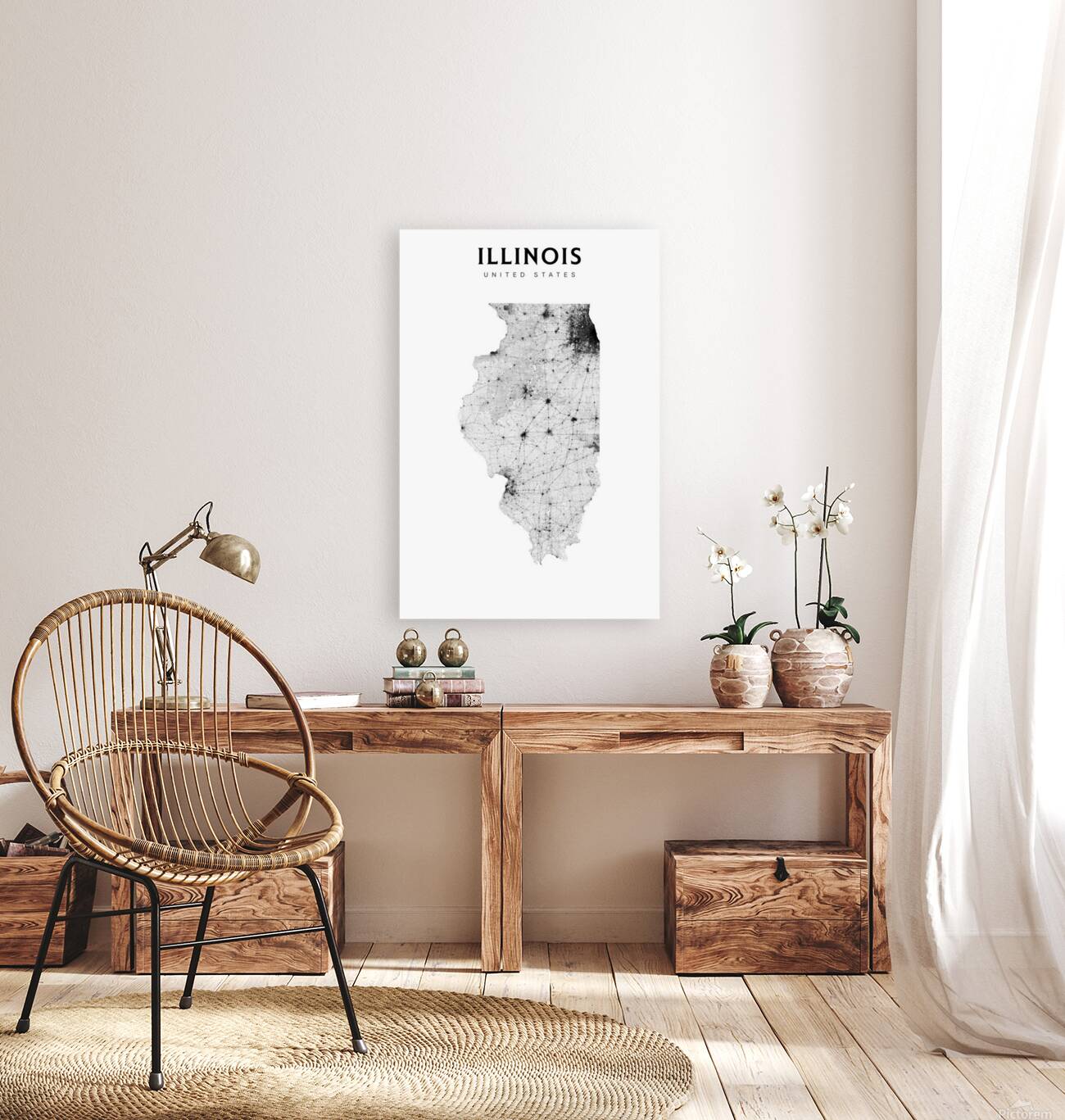 portrait 2 3 Illinois Reproduction