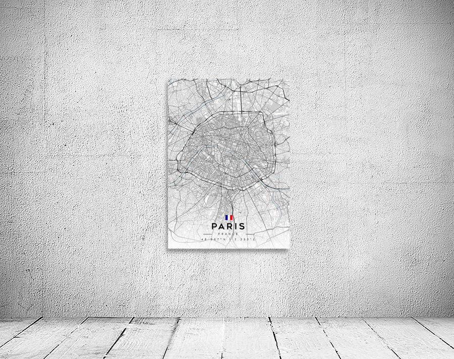 Paris Minimalist Poster  Wall Preview