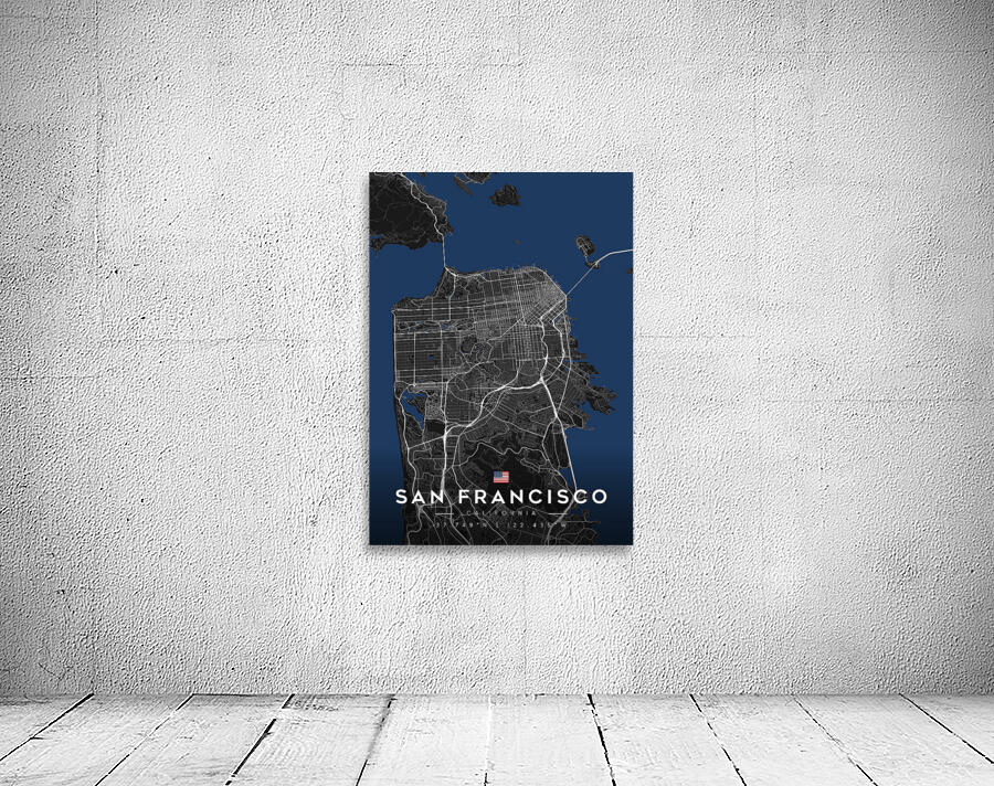 SanFrancisco portrait A Series Wall Preview