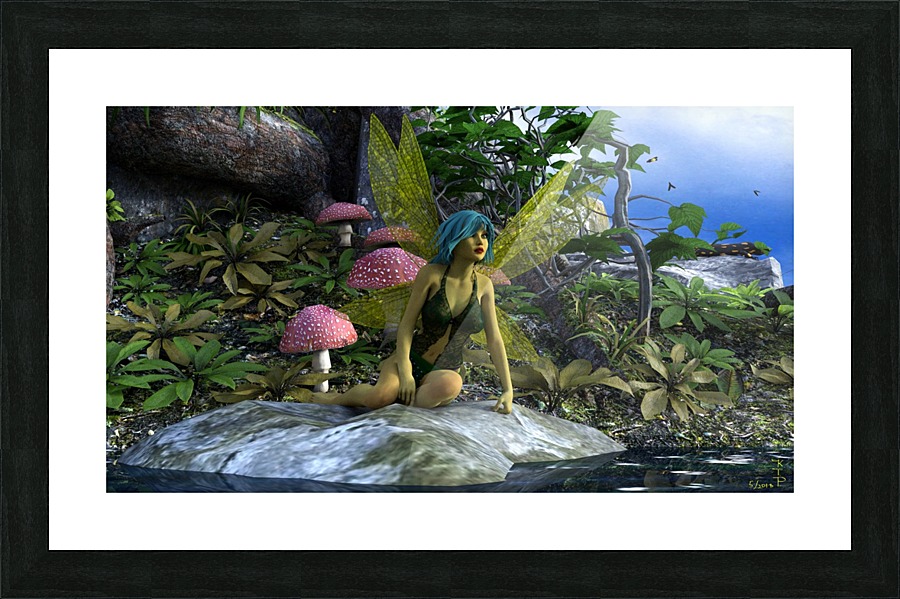 Pond Pixi Picture Frame print