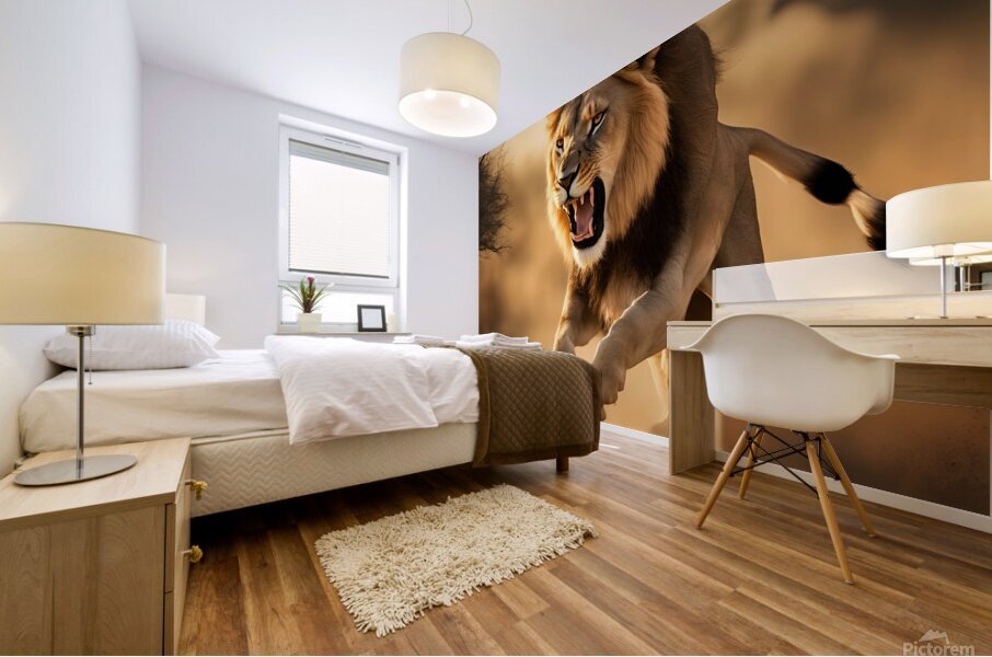  King of the jungle Mural print