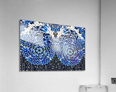 Mosaic Azure Acrylic Print