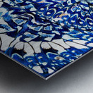 Mosaic Azure Metal print