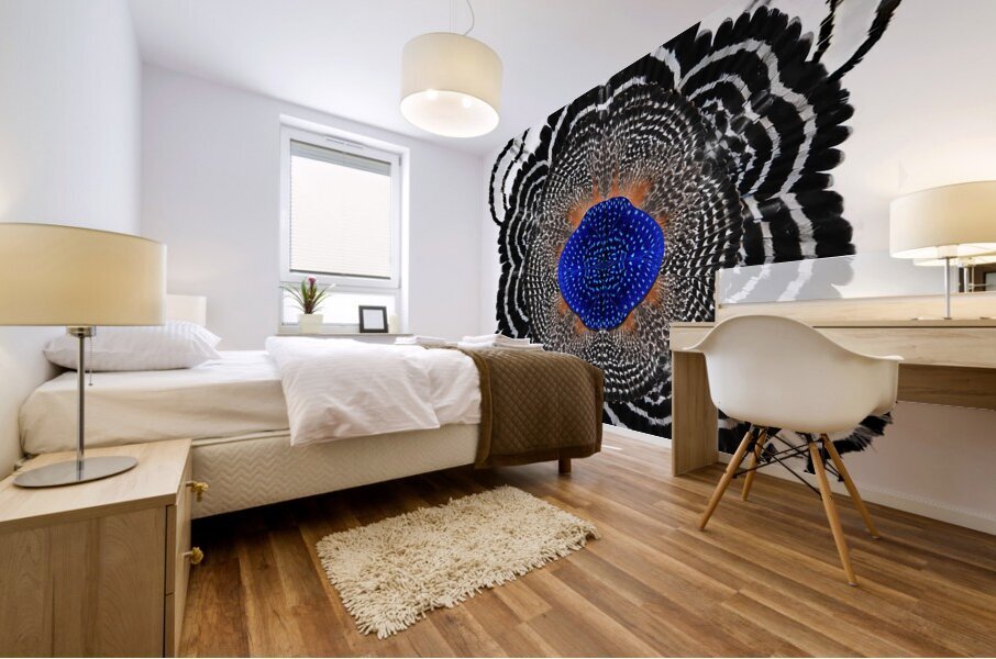 Flowerbird Mural print