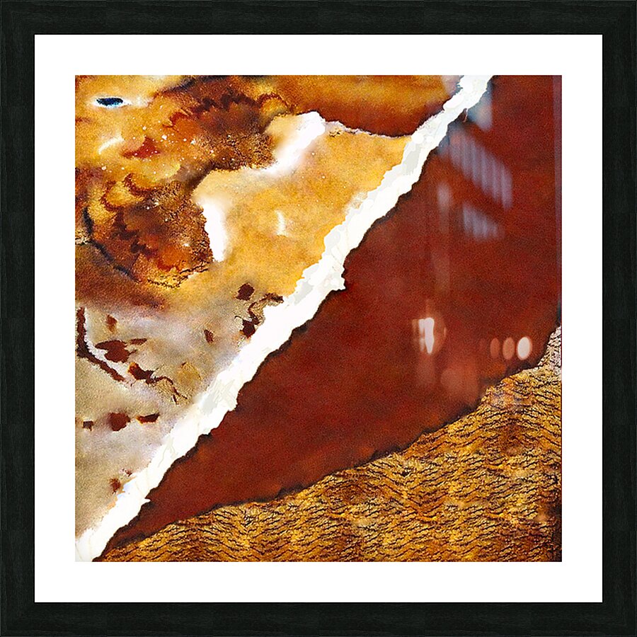 Red Desert Picture Frame print