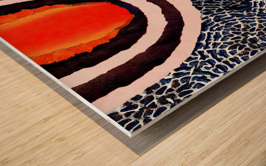 Sunrise and the Blue Sky Wood print