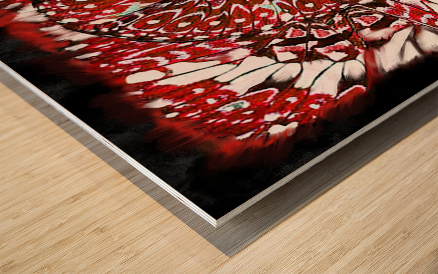 Cherry Blossom in Spring Wood print