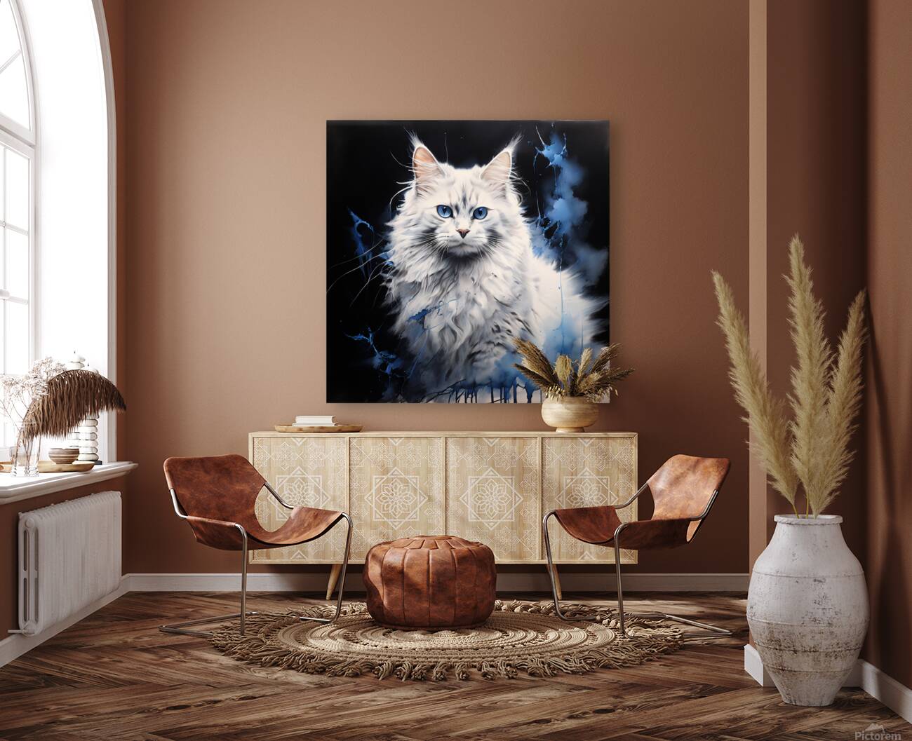 Cat and ink Reproduction
