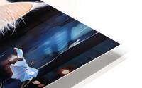 Cat on  blue HD Metal print