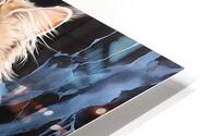 Cat never alone HD Metal print