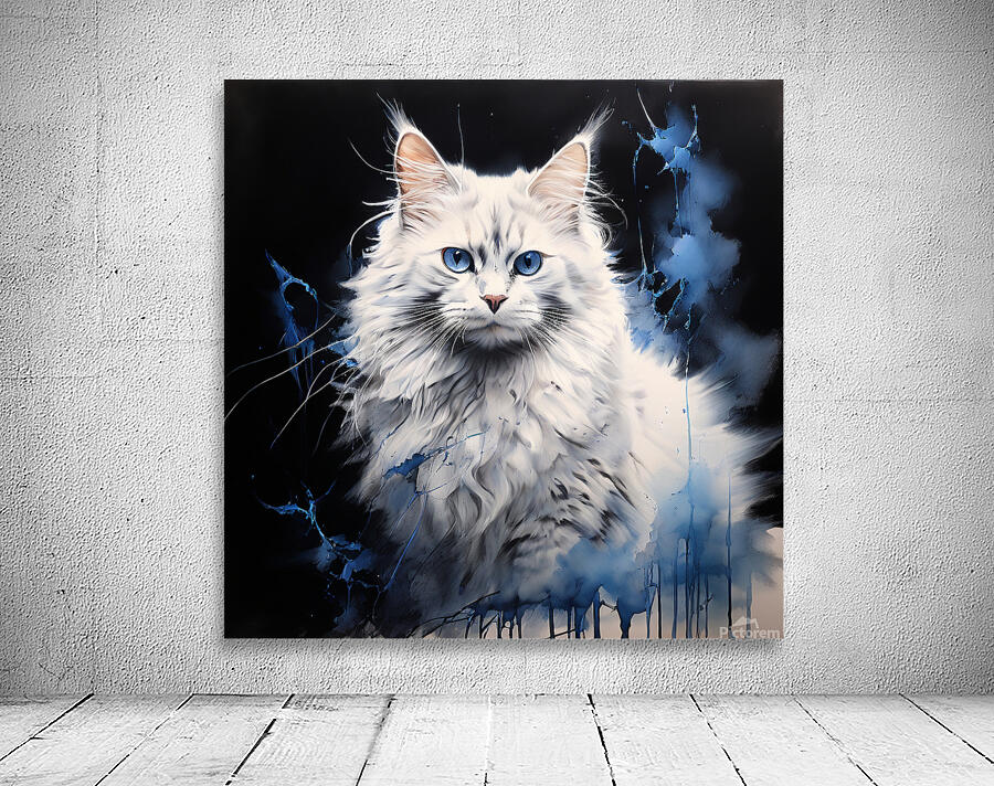 Cat and ink Wall Preview