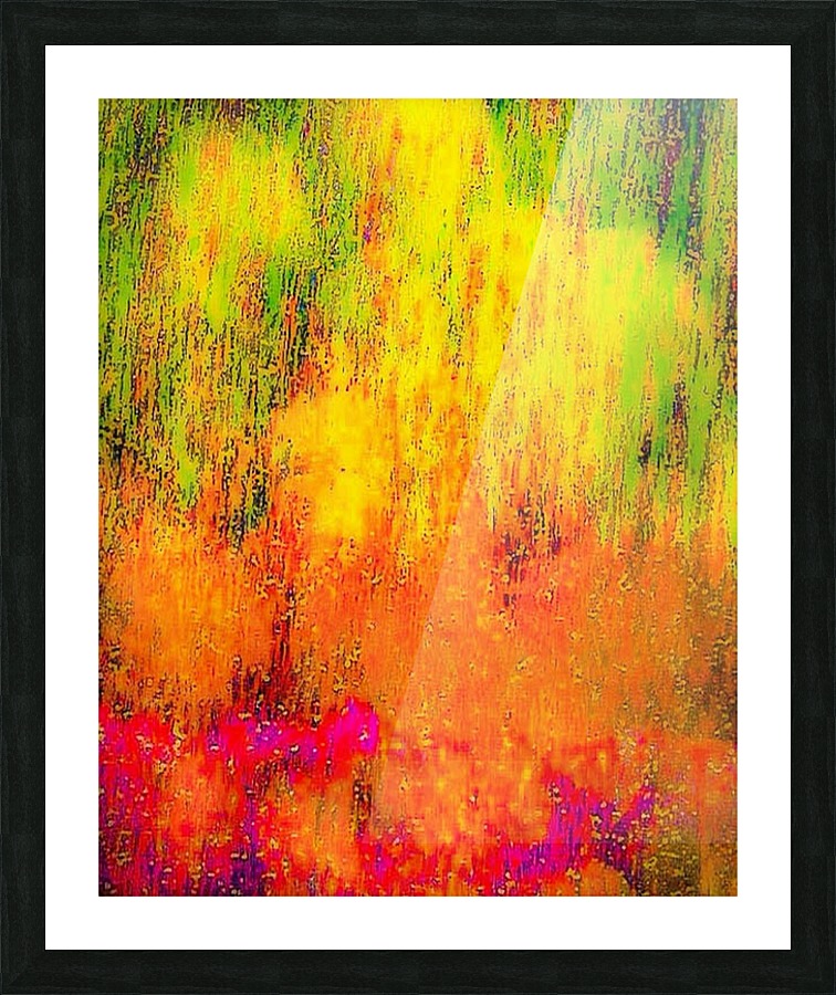 Color On Water 1 Picture Frame print