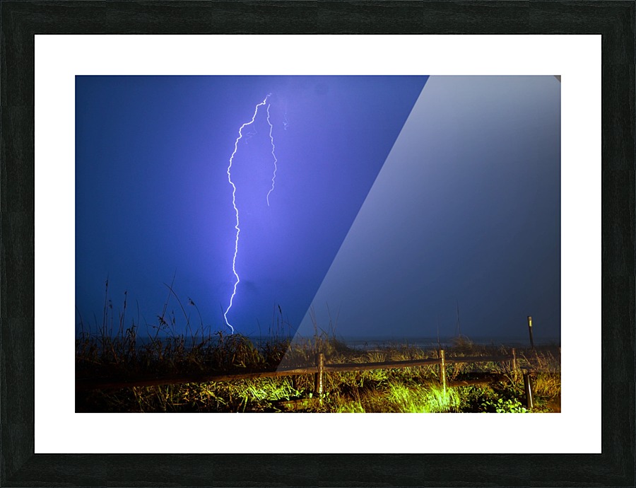Offshore Blue Picture Frame print