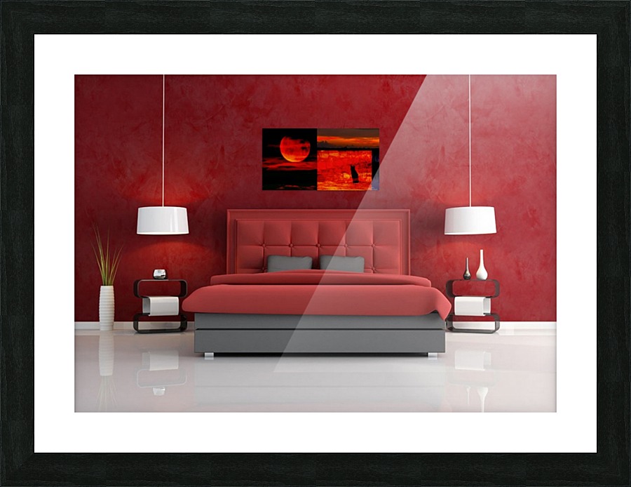 Sample Abstract on Wall Picture Frame print