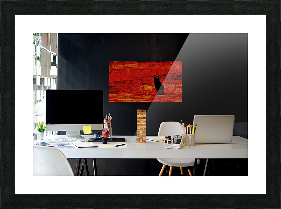 Sample Abstract on Wall Picture Frame print