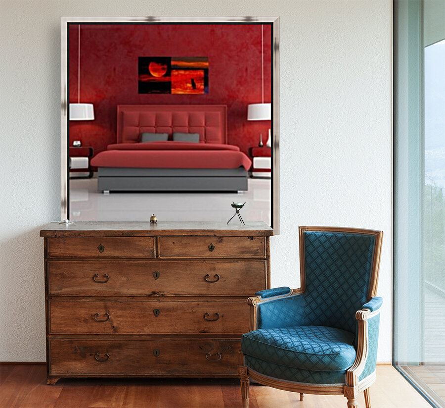 Sample Abstract on Wall Reproduction