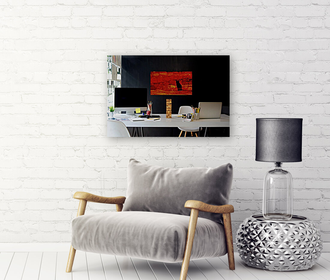 Sample Abstract on Wall Reproduction