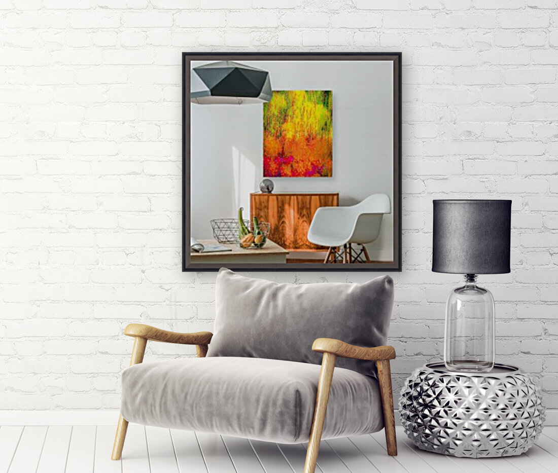 Sample Abstract on Wall Reproduction