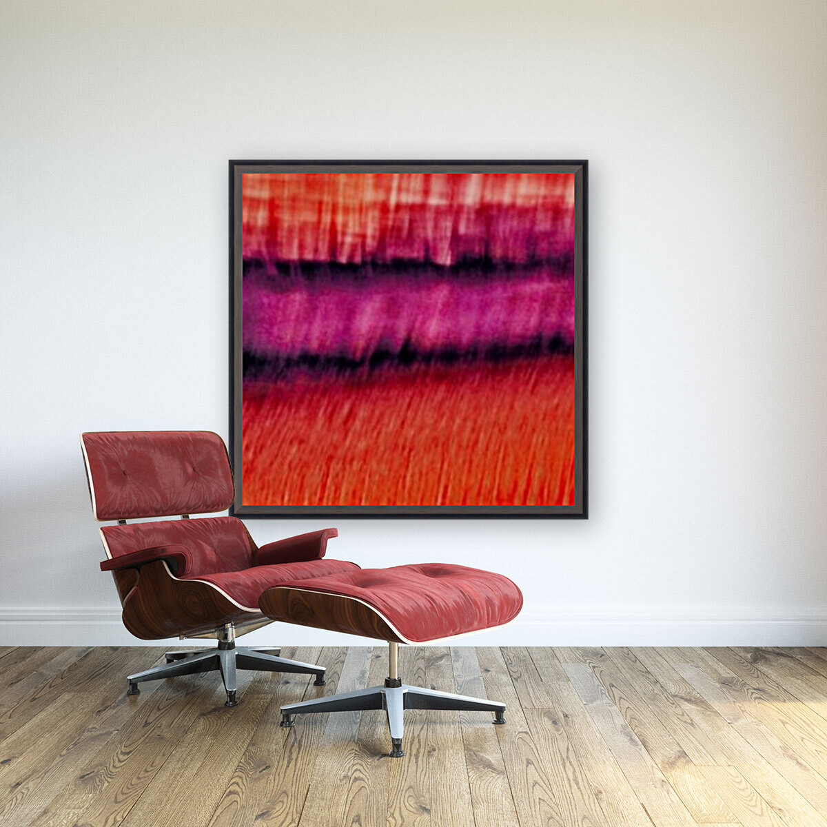 Sunrise Stacked Waves Reproduction