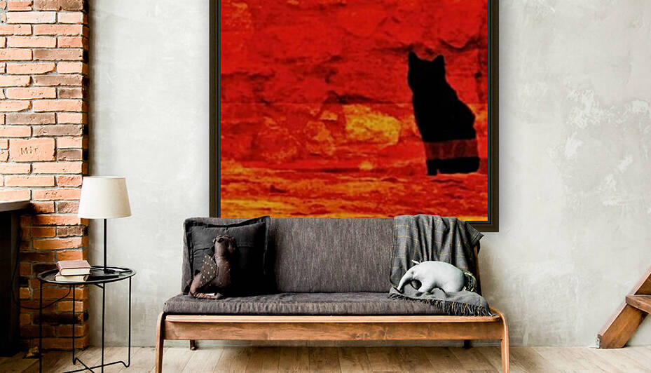 Red Hot Black Cat by Rich Eginton