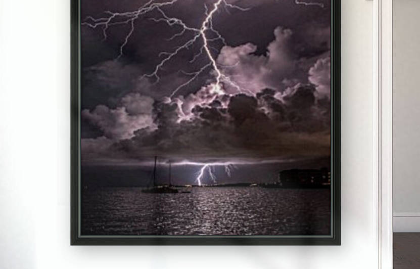 Indian River Lagoon Lightning by Rich Eginton