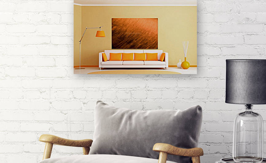 Sample Abstract on Wall by Rich Eginton
