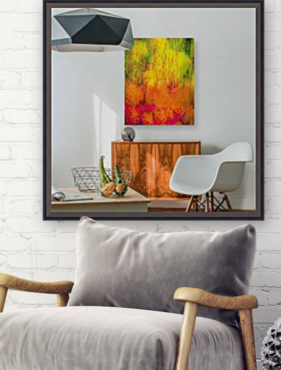Sample Abstract on Wall Reproduction