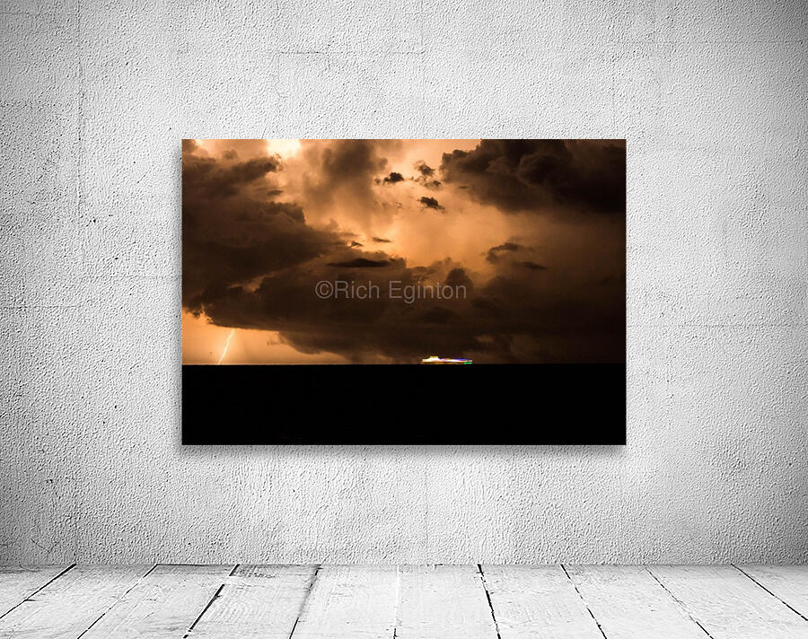 Cruise Ship & Lightning Wall Preview