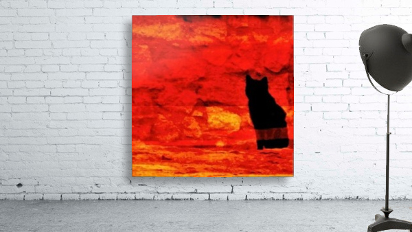 Red Hot Black Cat Wall Preview