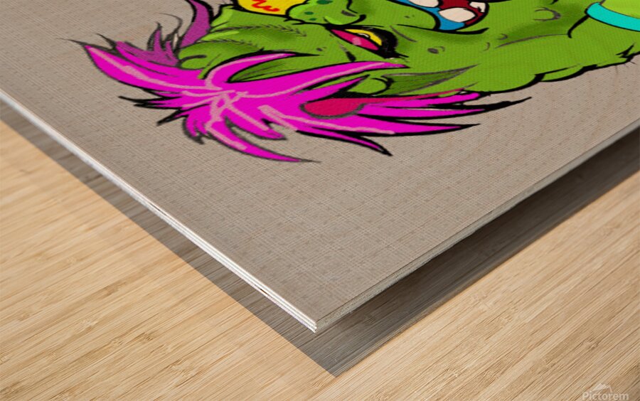 DDogs20Bleacher20Creature  Medium .gif Wood print