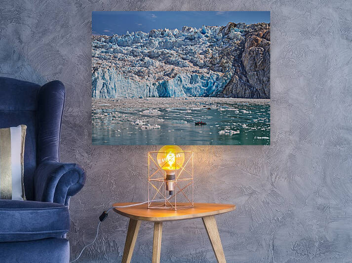 Zodiac view - Tracy Arm Glacier as of Sept 12 2022 by iekomedia