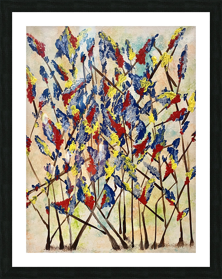 Colorful Heart  Picture Frame print