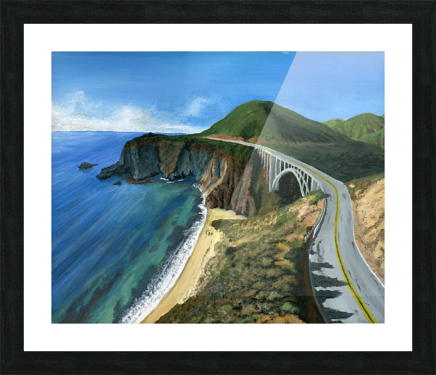 Big Sur Picture Frame print