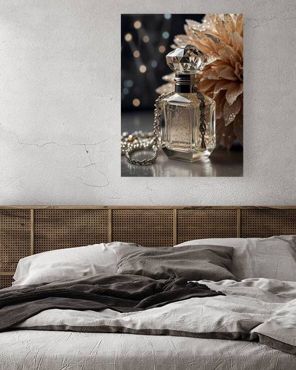 Elegant Perfume Bottle  by GalleryDecor