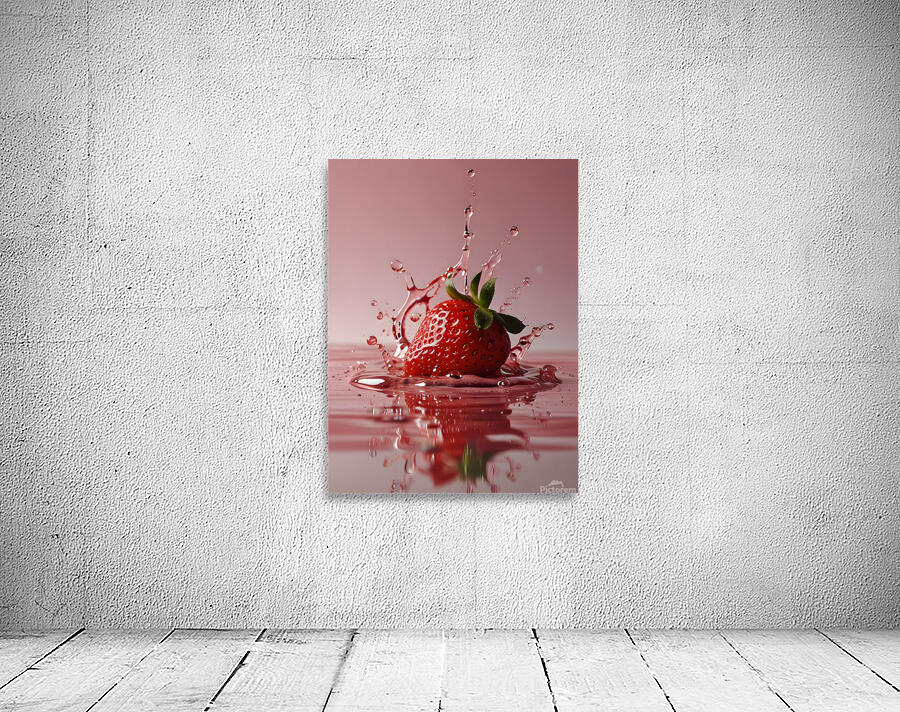 Strawberry Splash Wall Preview