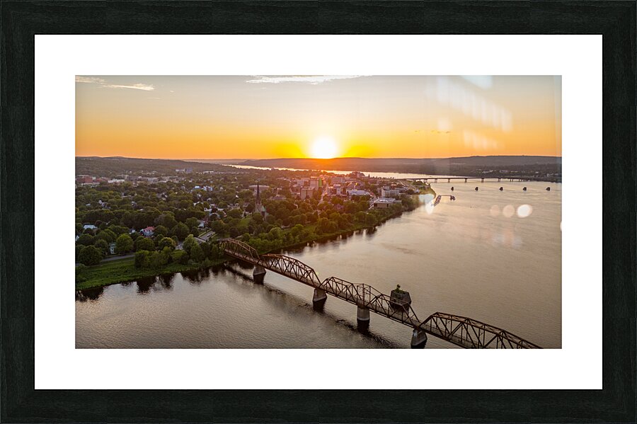 Fredericton Sunset 2 Picture Frame Printing