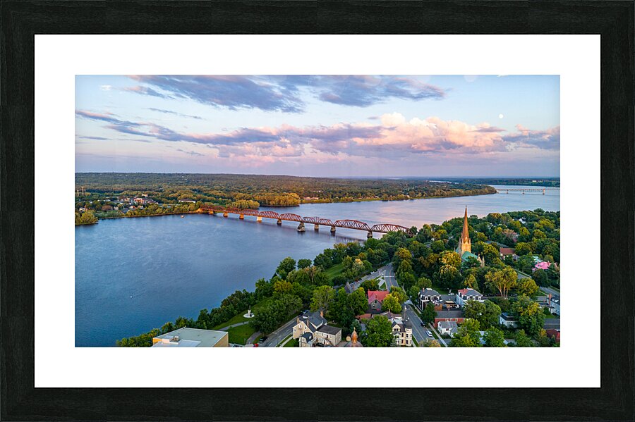 Fredericton Sunset Picture Frame Printing