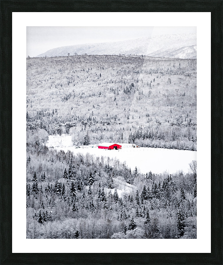 Red Barn Picture Frame Printing