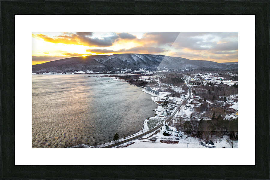 Whycocomagh Winter Picture Frame Printing