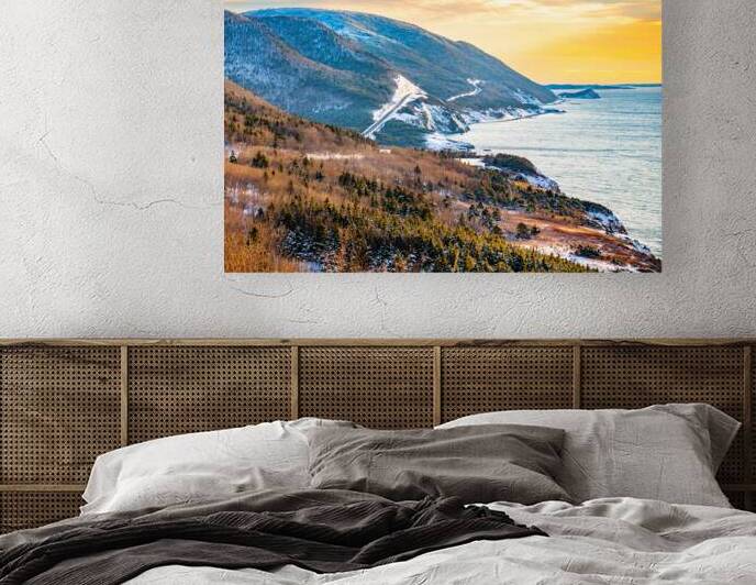 The Cabot Trail in WInter by DaveyandSky