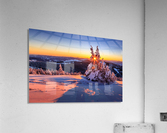 Sunset in the Alps Acrylic Print