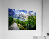 Mountain cottage at the Zelene pleso Acrylic Print