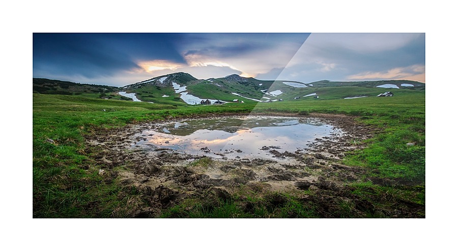 Schneealpe Picture Frame print