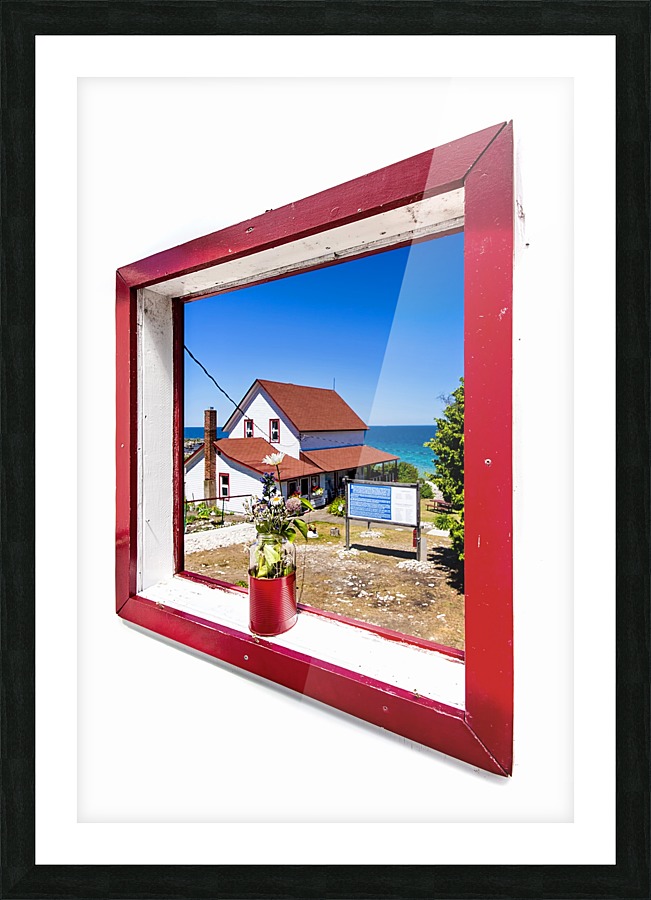 A Room with a View Picture Frame print