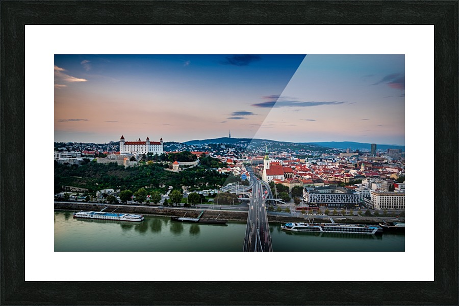 Bratislava Picture Frame print