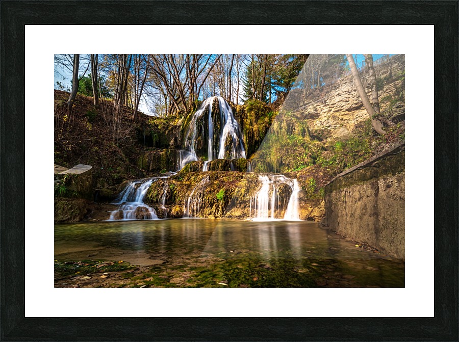 Lucky Waterfall Picture Frame print