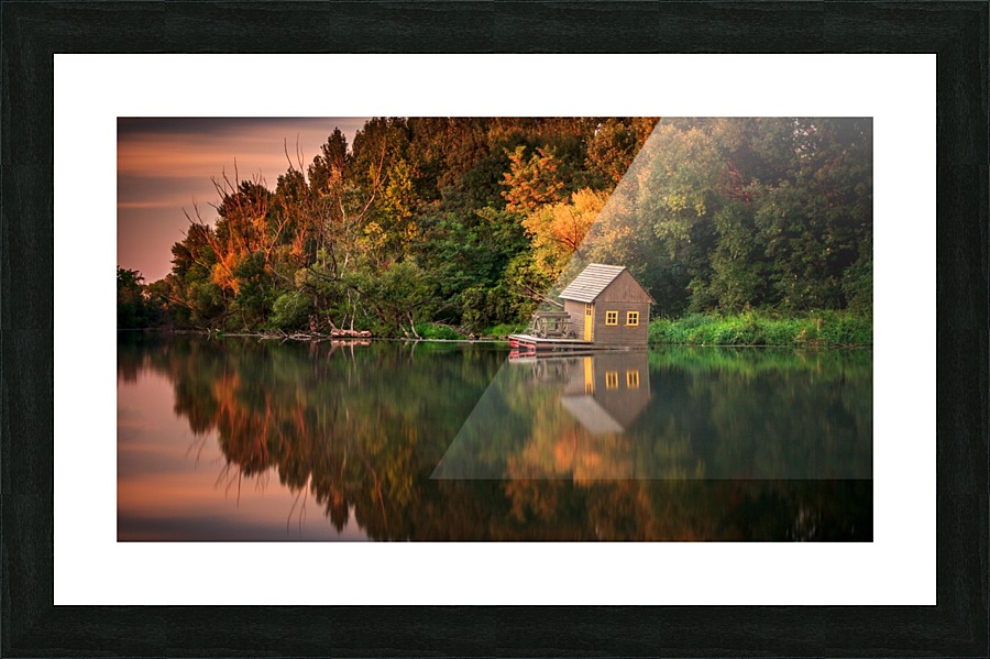 The small watermill Picture Frame print