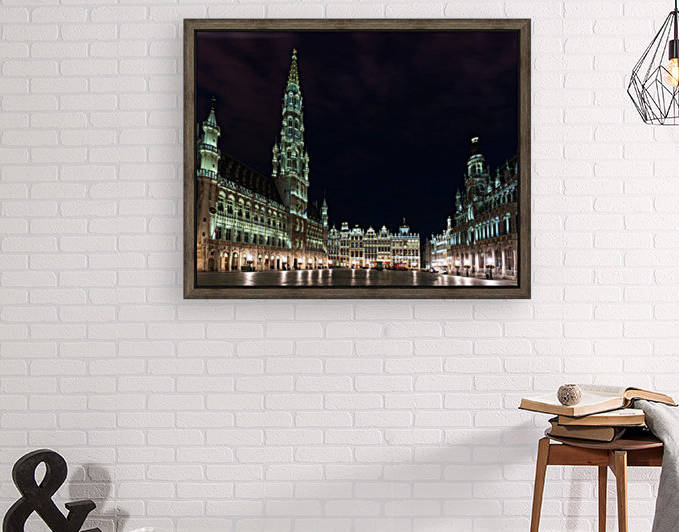 Town Hall in the Grand Place - Belgium by zoltanduray