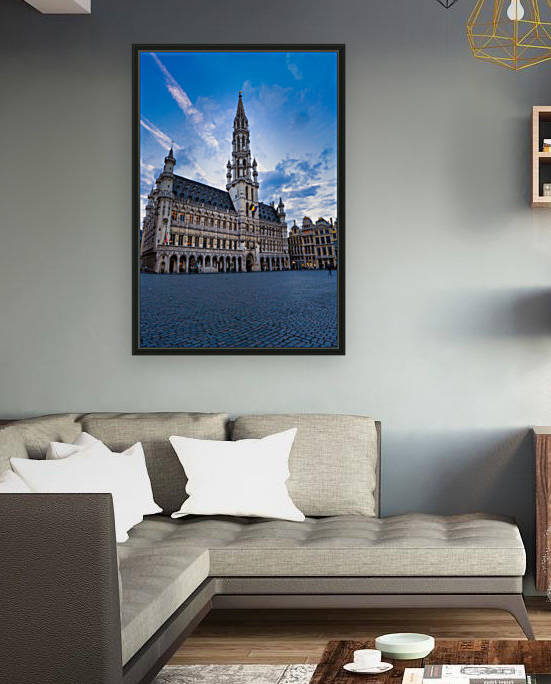 Town Hall in the Grand Place - Belgium by zoltanduray